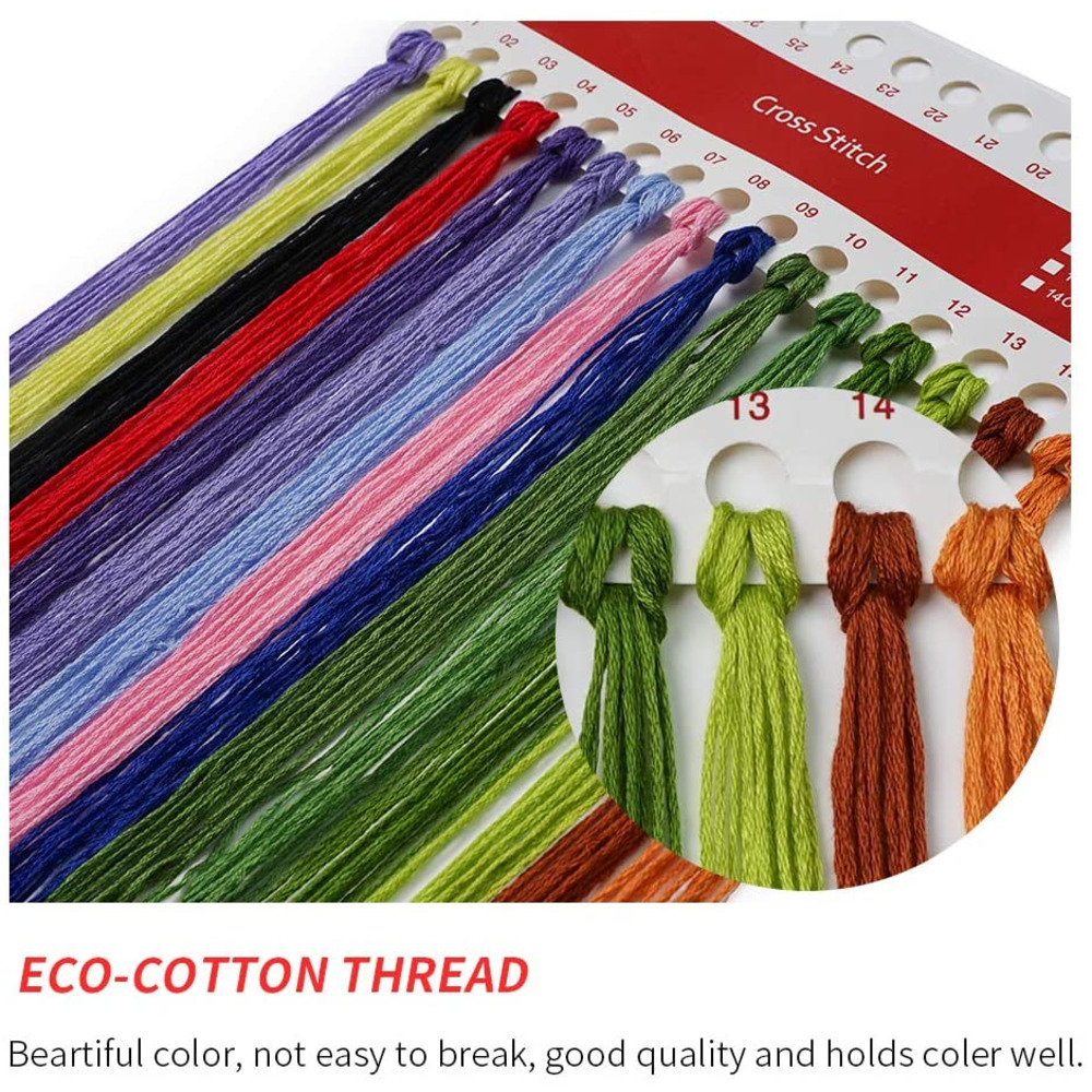 Phong Cảnh Nhà Tắm Tự Làm Tran - đánh giá và giá Cotton Embroidery Thread Skeins