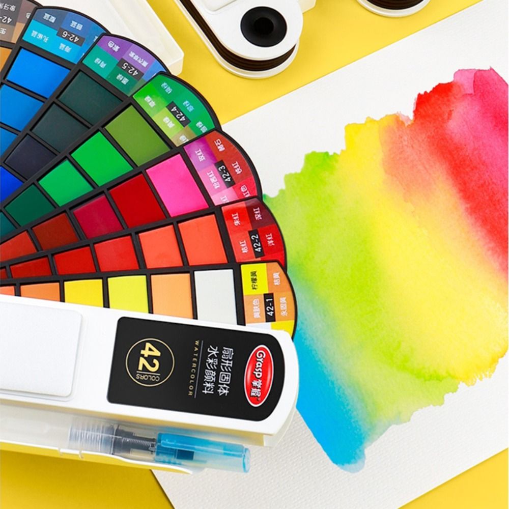 Folding Watercolor Paint Set 1 - đánh giá và giá Watercolor Paint Set Solid Pigment