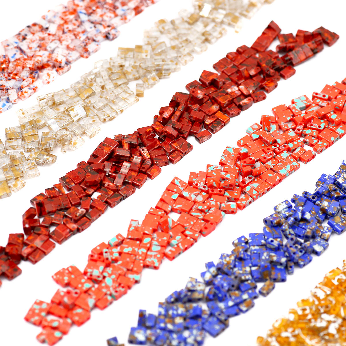 5×2mm Picasso Color Double Hol - đánh giá và giá Glass Seed Beads 2Mm Jewelry Making