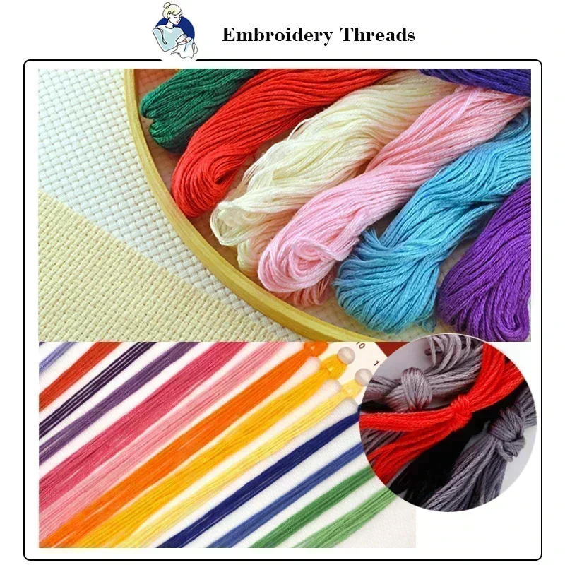Joy Sunday Candy Cottage Print - đánh giá và giá Cotton Embroidery Thread Skeins