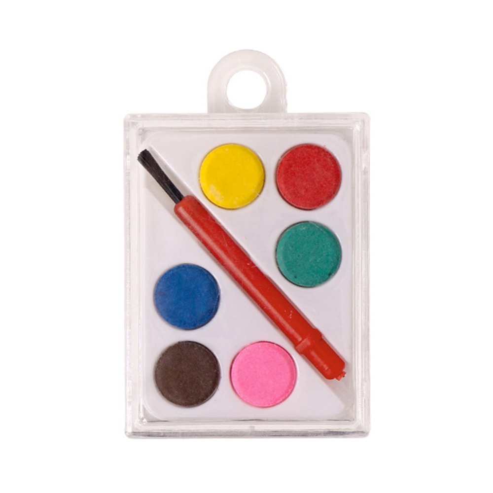 Portable with Painting Brush W - đánh giá và giá Watercolor Paint Set Solid Pigment