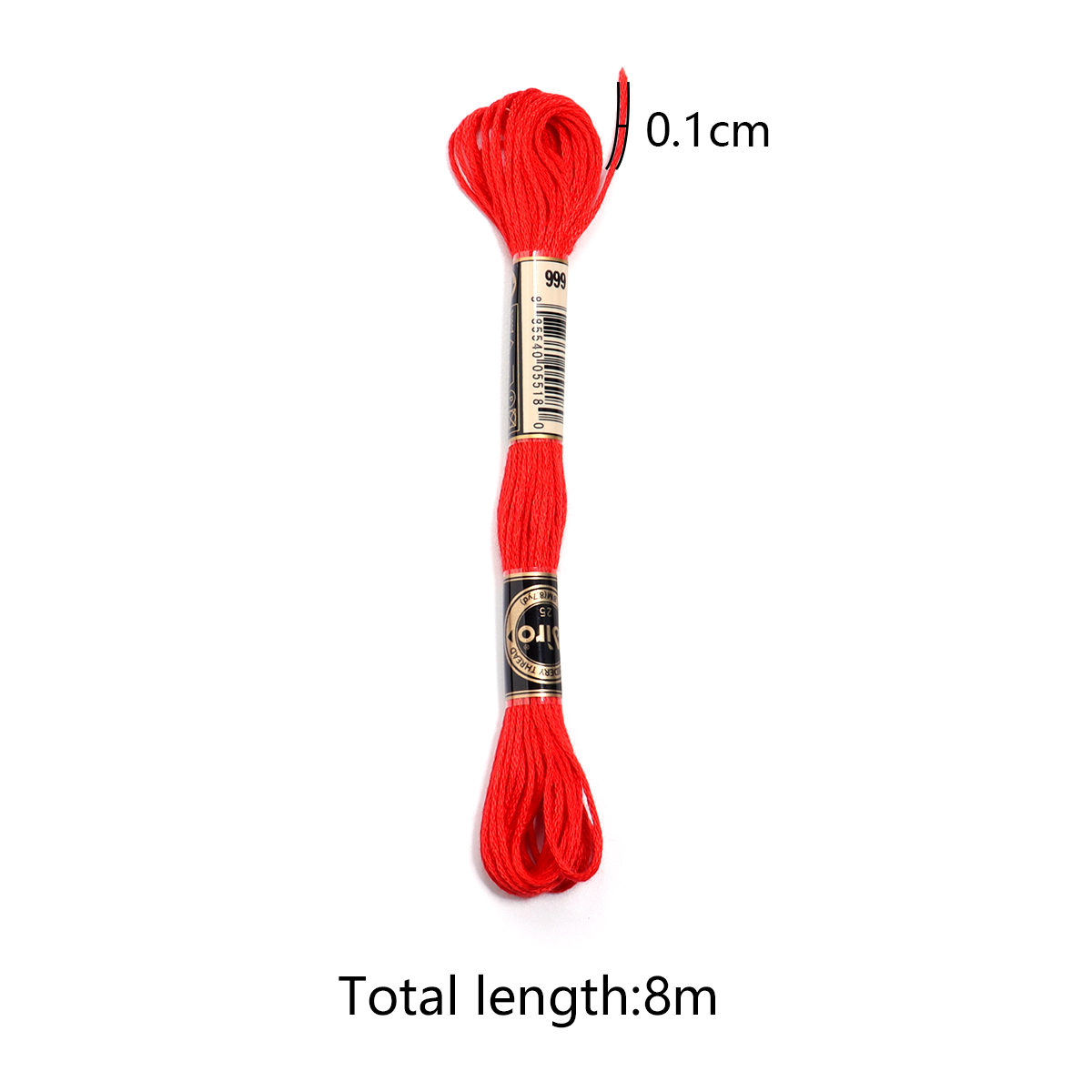 6Pcs/Lot Multicolor Polyester  - đánh giá và giá Cotton Embroidery Thread Skeins