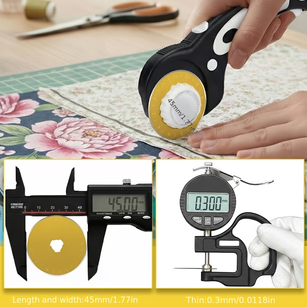 45mm Titanium Coated Rotary Cu - đánh giá và giá Rotary Cutter For Fabric 45Mm