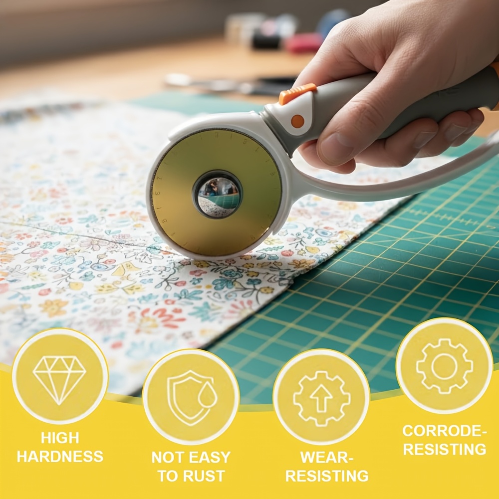 45mm Titanium Coated Rotary Cu - đánh giá và giá Rotary Cutter For Fabric 45Mm