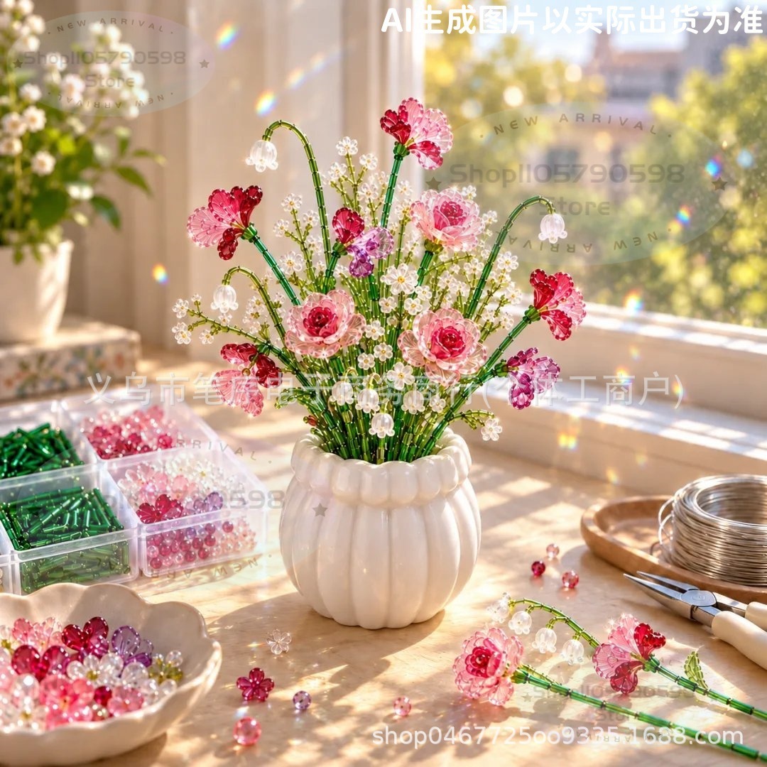 DIY Beaded Wildflower Bouquet  - đánh giá và giá Beading