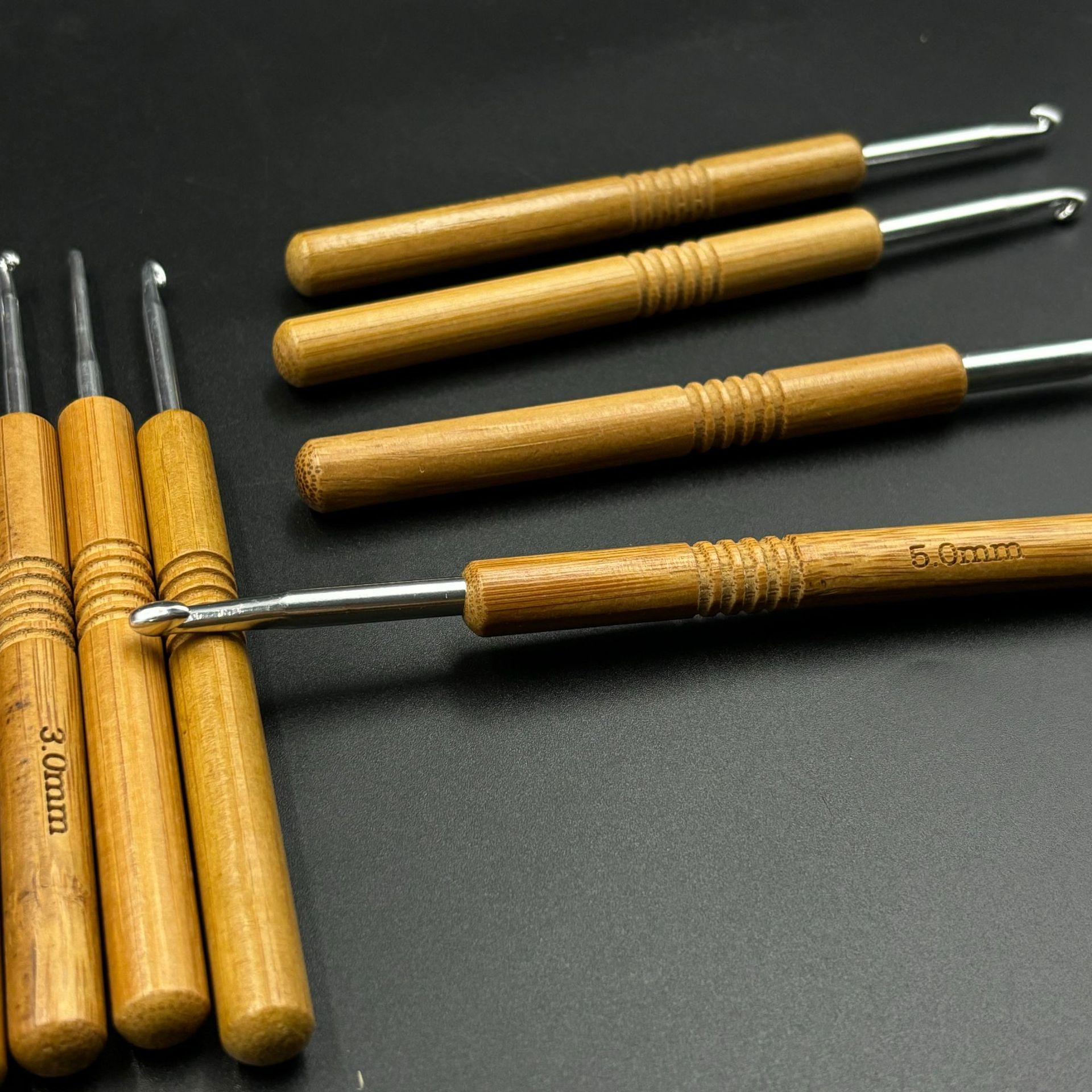 1pc Bamboo Wooden Handle Croch - đánh giá và giá Wooden Crochet Hooks Ergonomic Handle